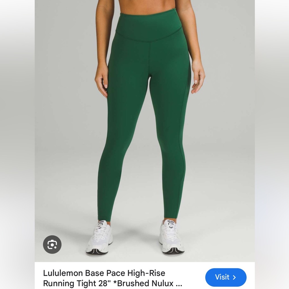Lululemon Base Pase Brushed Nulux leggings